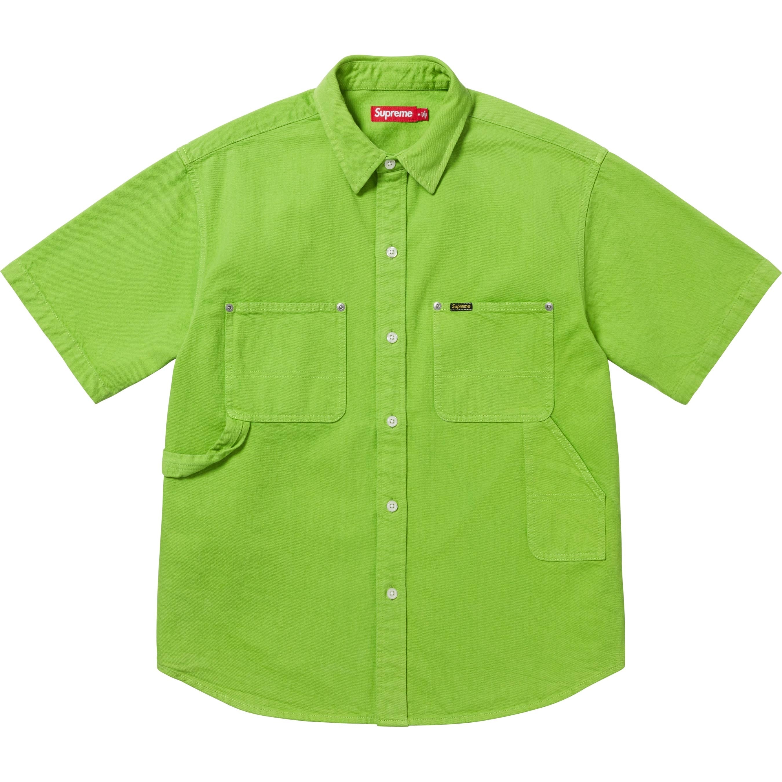 Loose Fit S/S Denim Painter Shirt view 4